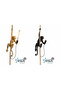 Hanging Monkey LED Pendant Light – Creative Rope Swing Decorative Lamp - 3
