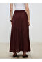Pleated Skirt with Elastic Waist - 4