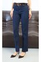 Women's Ri̇nse High Waist Straight Leg Cut-Out Detailed Belted Jean Trousers