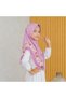 Printed Hijab for Kids & Girls – Elegant Floral Pattern Modest Islamic Headscarf for Children - 2