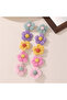 Pack of 10 - Girls Floral Hair Clips - 3