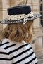 Women's Magnetic Scarf Accessory Ruby Scarf White – for Hair, Bag, and Hat Use, Stylish Design - 4
