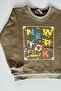 Set of 3 Children's Printed 2-Thread Combed Cotton Sweatshirts - 2