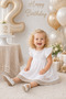 Baby Girl 100% Cotton Linen Dress White Beige Daily Special Occasion 12-18 Months 2-4 Years - 6