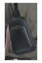 Fingerprint Reader Metal Lock Safety Precaution Leather Shoulder Bag Wb58 - 3