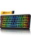 لوحة مفاتيح الألعاب بأسلاك ATTACK SHARK X68 HE بتردد 8000 هرتز واستجابة سريعة، ودقة 0.01 مم مع مغناطيس.