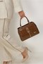 Faux Leather Bag with Tassel Detail 2239