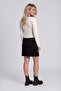 Buttoned Suede Skirt - 4