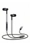 WELLTECH HFD50 Lightning Earphone is a wired Lightning earphone designed for compatible iPhone/iPad devices, with stereo sound, built-in microphone, bass audio and noise-isolating in-ear design.