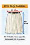 Women's Voile Fabric Crinkled Long Lined Crush Skirt - 3