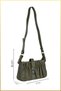 Rima Women's Drawstring Model Buckle Detailed Hand and Shoulder Bag - Khaki - 2