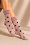Women's Patterned Curly Terry Socks 4-Piece Socks - 2