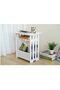 FFD Versatile Bedside Table & Sofa Side Storage Organizer - Mini Locker Nightstand with Book Shelf for Bedroom & Living Room - Stylish End Table & Cabinet - 3