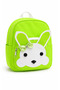 Boys-Girls Mini Backpack - Rabbit and Football Pattern, Zipper Closure, Adjustable Strap, Kindergarten and Daily Use Bag - 2