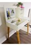 Deal Multifunction Modern Design One Drawer Vanity Makeup Glass Mirror Dressings Storage Table 60 x 40 x 75 cm - 2