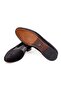 Black Color Laceless Genuine Velvet Men's Shoes - 3