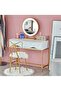 Makeup Chair Gold 43x80x40cm - 4