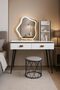 Harmony Homes Vanity Desk with LED Lighted Mirror – Makeup Table with Touch Sensor & Multiple Light Modes – 2 Drawers & 3 Storage Cabinets - 6