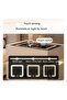 Deal Modern Bedside Nightstand Table with LED Mirror, Sensor Light, Wireless Charging and BT Speaker 50CM - 5