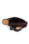 Brown Laceless Genuine Velvet Men's Half Shoes - 2