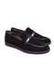 Black Color Laceless Genuine Leather Men's Shoes