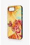 iPhone 16E Compatible Tiger of the Sun Patterned Silicone Case - 4