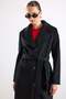 Mono Kapama Exclusive Long Coat Black 3175 - 6