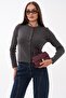 Women's Knitted Patterned Button Closure Knitwear Cardigan 265161 - - 3