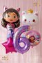 Gabby Dollhouse Balloon Set 6 Years Old 5 Piece Gabby Cat Balloon Decoration Set