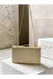 Gold Gold Dore Striped Laser Patterned Women's Evening Dress Bag Wedding Engagement Graduation - 5