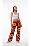 Hand Knitted Motif Women's Trousers Standard Size - 3