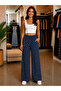 Moda Başak Premium Patterned Mango Fabric Palazzo Trousers – Stylish and Comfortable Cut with Wide Legs
