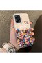 Poco X5 5g Compatible Silicone Edge Hard Back Case Couple Phone Case with Floral Pattern - 3