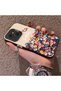 Tecno Spark 40C Compatible Silicone Edge Hard Back Case Couple Phone Case with Floral Pattern - 2