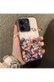 Redmi 15C 4g Compatible Silicone Edge Hard Back Case Couple Phone Case with Floral Pattern - 3
