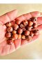 1 cm 22 Pieces Bamboo Wood Jewelry Beads - 2