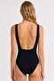 Egyptian Accessory V-Cut Swimsuit Black - 2