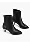 Women's Boots Pointed Toe Thin Heeled Zippered Short Boots