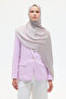 Italian Jacquard Shawl Circle Pattern - Mink - 4
