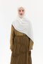 Jakar Rami Shawl with Baklava Pattern - Stone