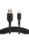 LIGHTNING TO USB-A CABLE IM (2PK) - BLACK - 2