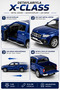 Die Cast Mercedes-Benz X-Class Pick-Up Model Car 12.5cm – 1:42 Scale Metal Body Pull-Back Car with Opening Doors - 2