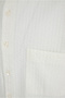 Short Sleeve Regular Fit Seersucker Button-Down Collar 100% Cotton Striped Pocket Shirt - 2