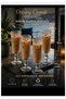 Cold Coffee Glass 4 Pieces Glass Flute Line Model 165 Cc Volume 18 cm Length Stylish Guest Presentation Glass - 3