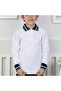 Boys' School Polo Collar Lacoste 3-Piece Set Long Sleeve Sweatshirt - 4