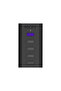 4 منافذ AC-IUSBH-M3، محول USB 2.0 أسود مدمج - 4