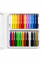 24 Color Triangle Crayons with Bag |   Pastel Paint Set with Carrying Bag 24 Pieces - 3