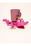 Pink Frog Bouncing Cup Holder Decorative Mug Holder Desktop Organizer Fun Gift