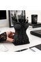 Gothic Corseted Makeup Brush Holder and Pen Holder - Baroque Embroidered Decorative Organizer - 3