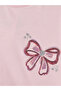 Crew Neck Printed Girls' 2-Piece T-Shirt - 3
